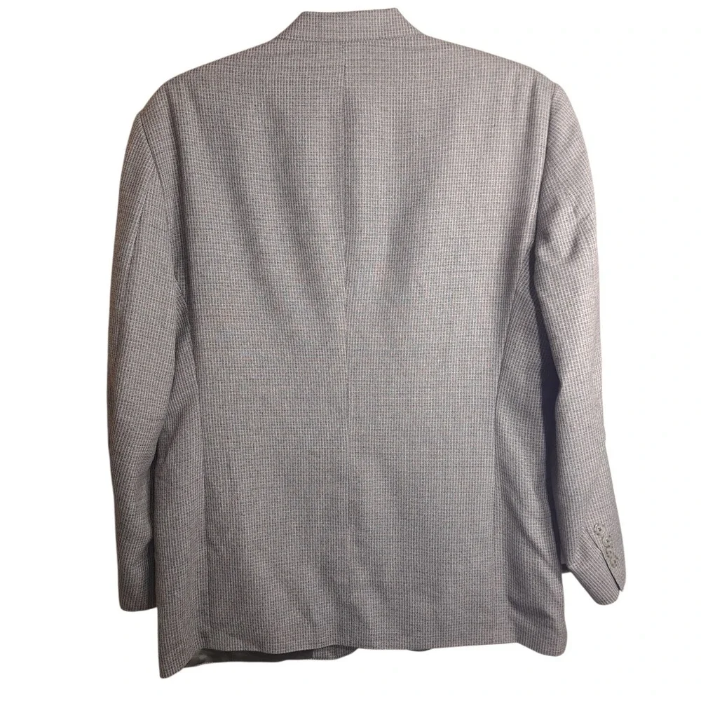 Stafford Men's Three‎ Button Executive Blazer Suit Jacket Sport Coat Gray 44R